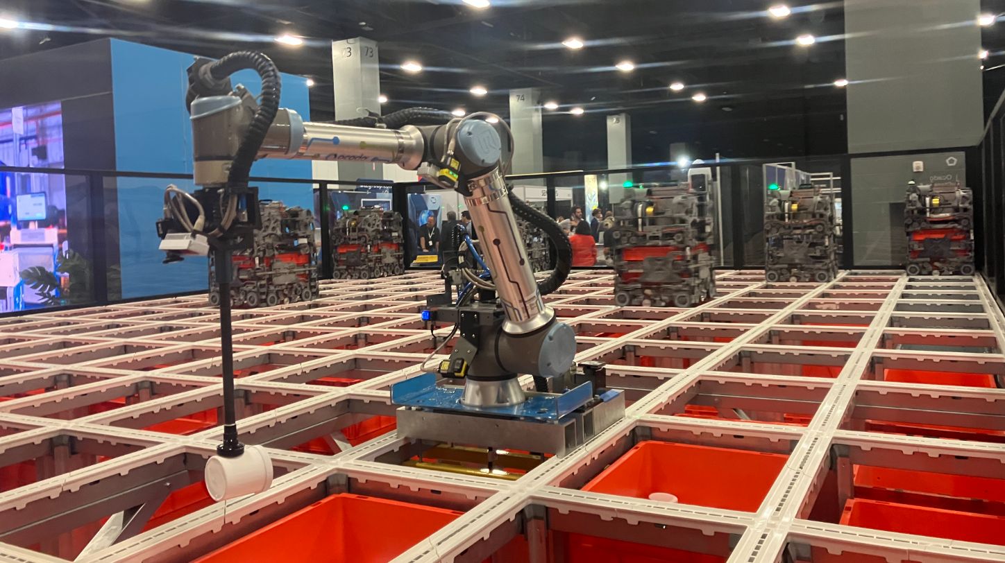 Live from IntraLogisteX USA: Ocado Intelligent Automation showcases its ultra-high-density cubic ASRS