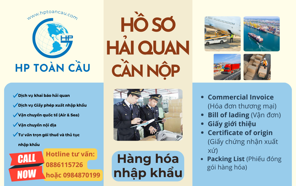 Thủ tục và thuế nhập khẩu ốp cổ xả