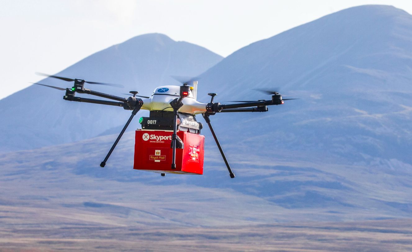 Royal Mail launches drone delivery trial in Scotland’s remote islands