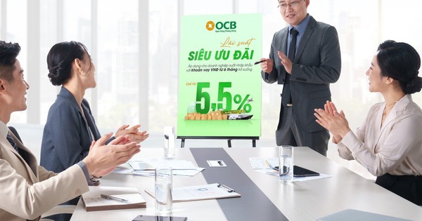 Doanh nghiệp vay vốn với lãi suất cố định chỉ từ 5,5%/năm