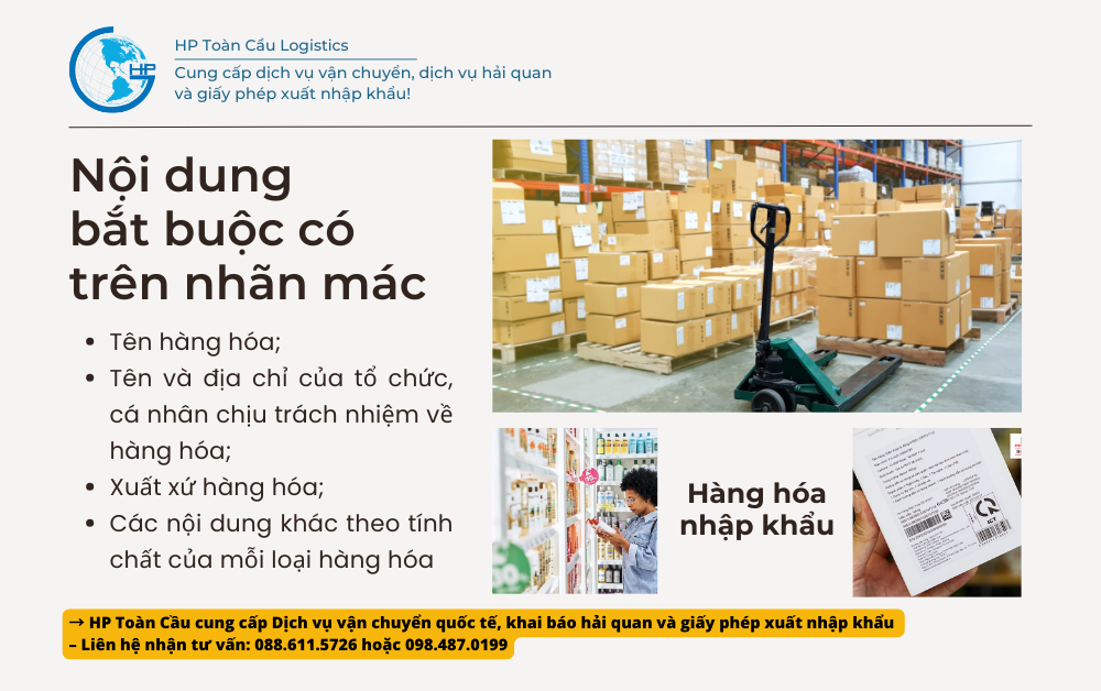 Quy định về nhãn mác bút lông khi nhập khẩu