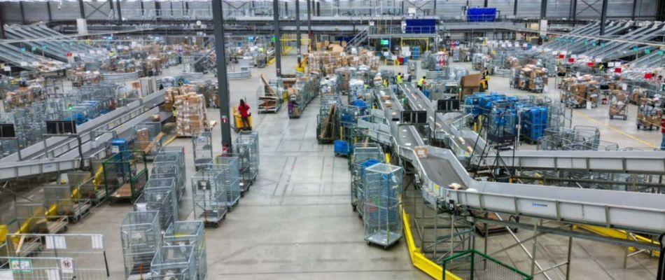 Parcel sorting machine installed at Antwerp DC