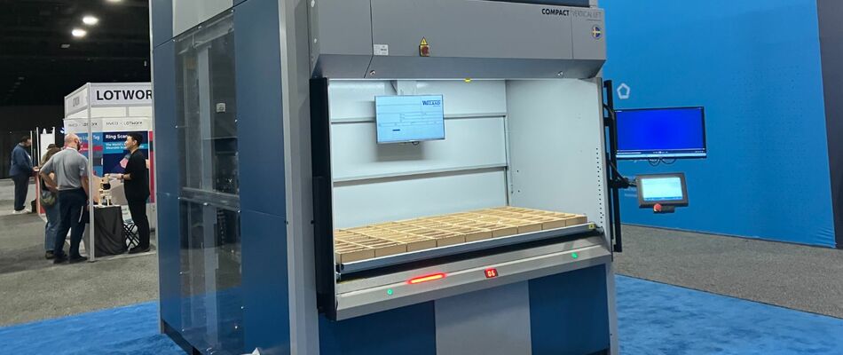 Live from IntraLogisteX USA: White Intelligent Storage shows how vertical lift modules can deliver cost savings