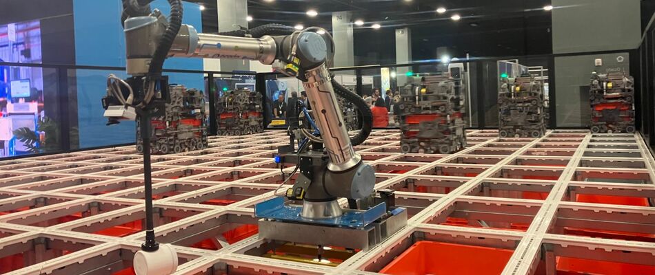 Live from IntraLogisteX USA: Ocado Intelligent Automation showcases its ultra-high-density cubic ASRS