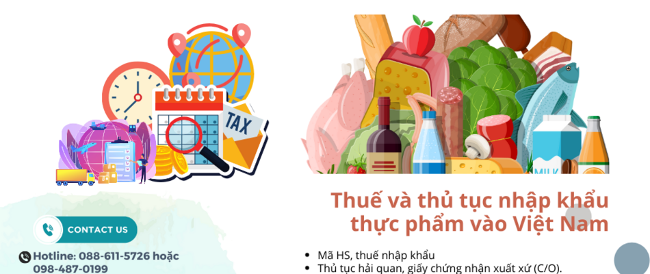 Thủ Tục Nhập Khẩu Thực Phẩm