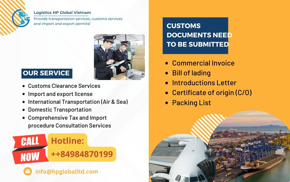 nomal Import customs documens in Vietnam
