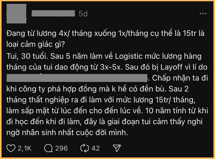 “Tháng đầu tiên nhận lương 20 triệu, trời đất dưới chân như sập xuống”- Ảnh 2.